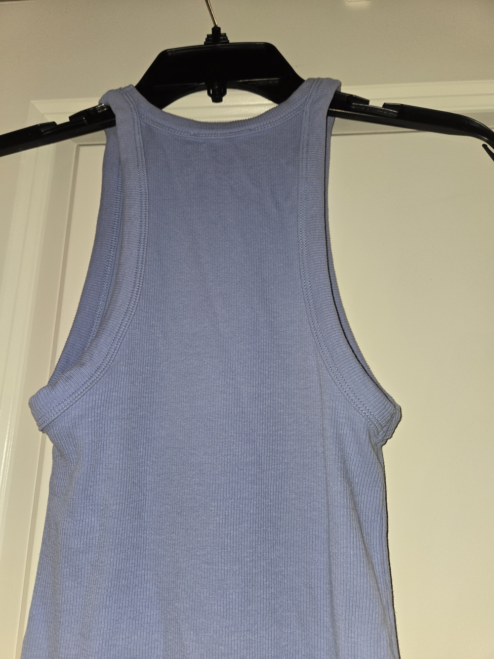Zara Blue Ribbed Maxi Tank Dress - Picture 2 of 4